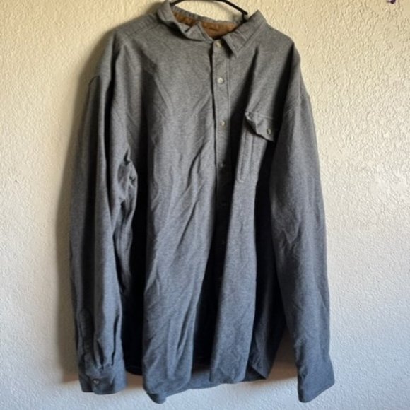Men's Grey Flannel 3XLT Button Down Shirt EUC - Picture 1 of 3